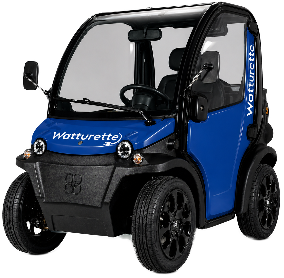 VSP électrique Watturette – Gamme Courtesy avec permis, vue 3/4