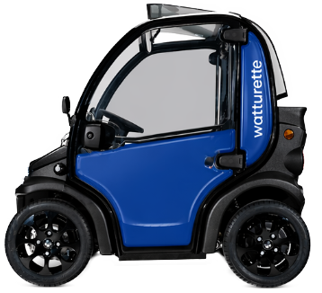 Gamme Courtesy – VSP électrique avec permis, version bleue